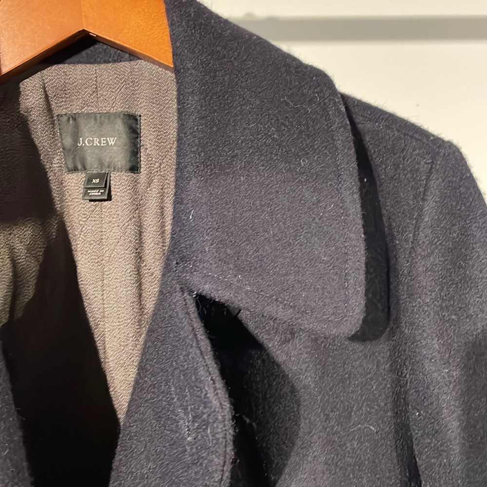 J. Crew Navy Pea Coat